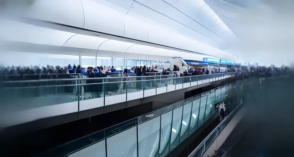 Ankunftshalle am Flughafen Istanbul